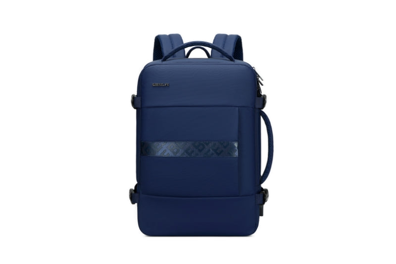 BESTLIFE Backpack BB-3861BU for 15.6-Inch Laptops – Water-Resistant Business Travel Bag with USB Charging Port & Padded Straps