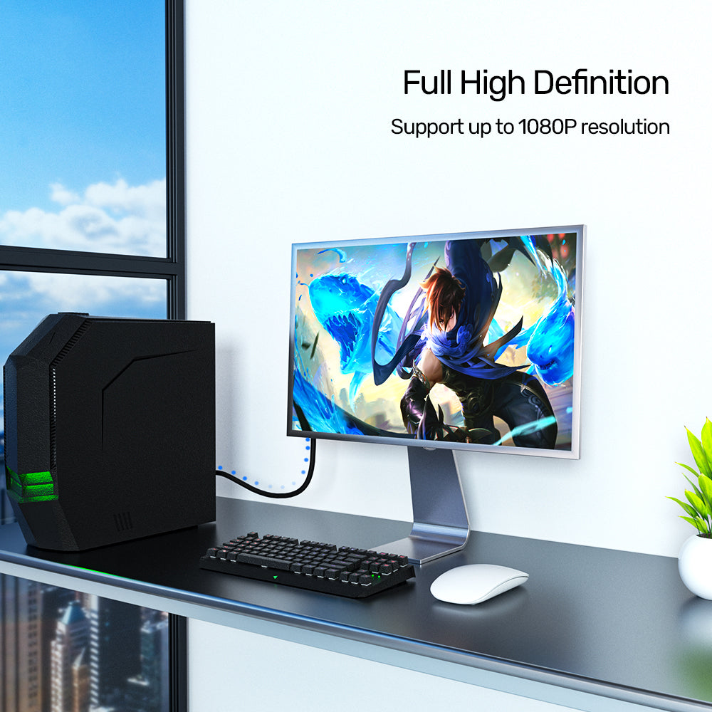 UNITEK VGA 15 Pin (3C+6) Monitor Cable