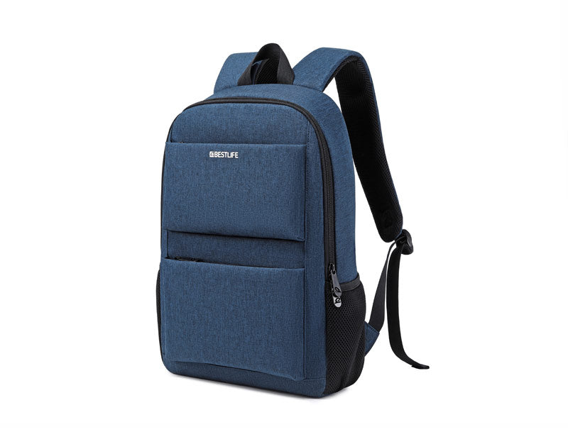 BESTLIFE Vega Backpack – 14.1" Laptop, Water-Repellent, Ergonomic Straps, Breathable Mesh, Front & Side Pockets