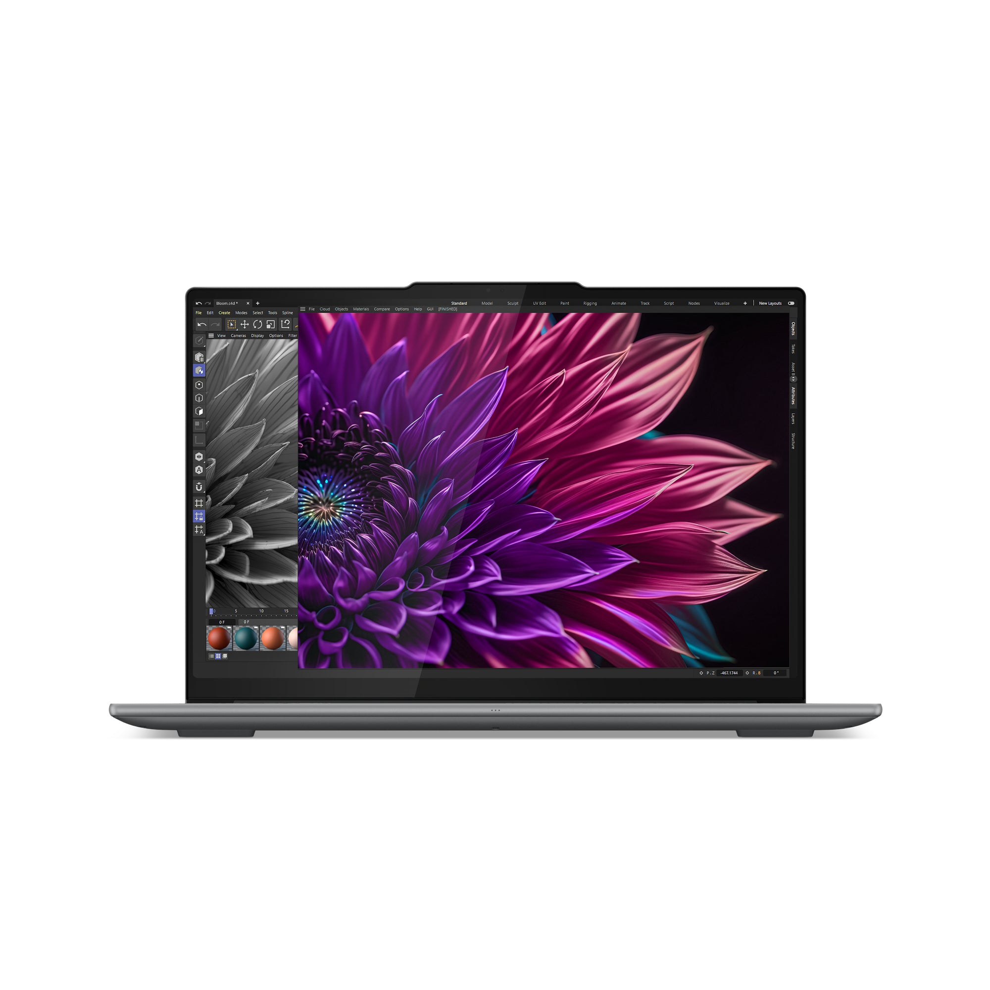 لينوفو Yoga Pro 9 16IMH9 شاشة 16 بوصة 3.2K لابتوب - Core Ultra 7 155H - ذاكرة 16 جيجابايت - قرص SSD بسعة 1 تيرابايت - NVIDIA GeForce RTX 4050 6GB - ويندوز 11 (رمادي لونا)