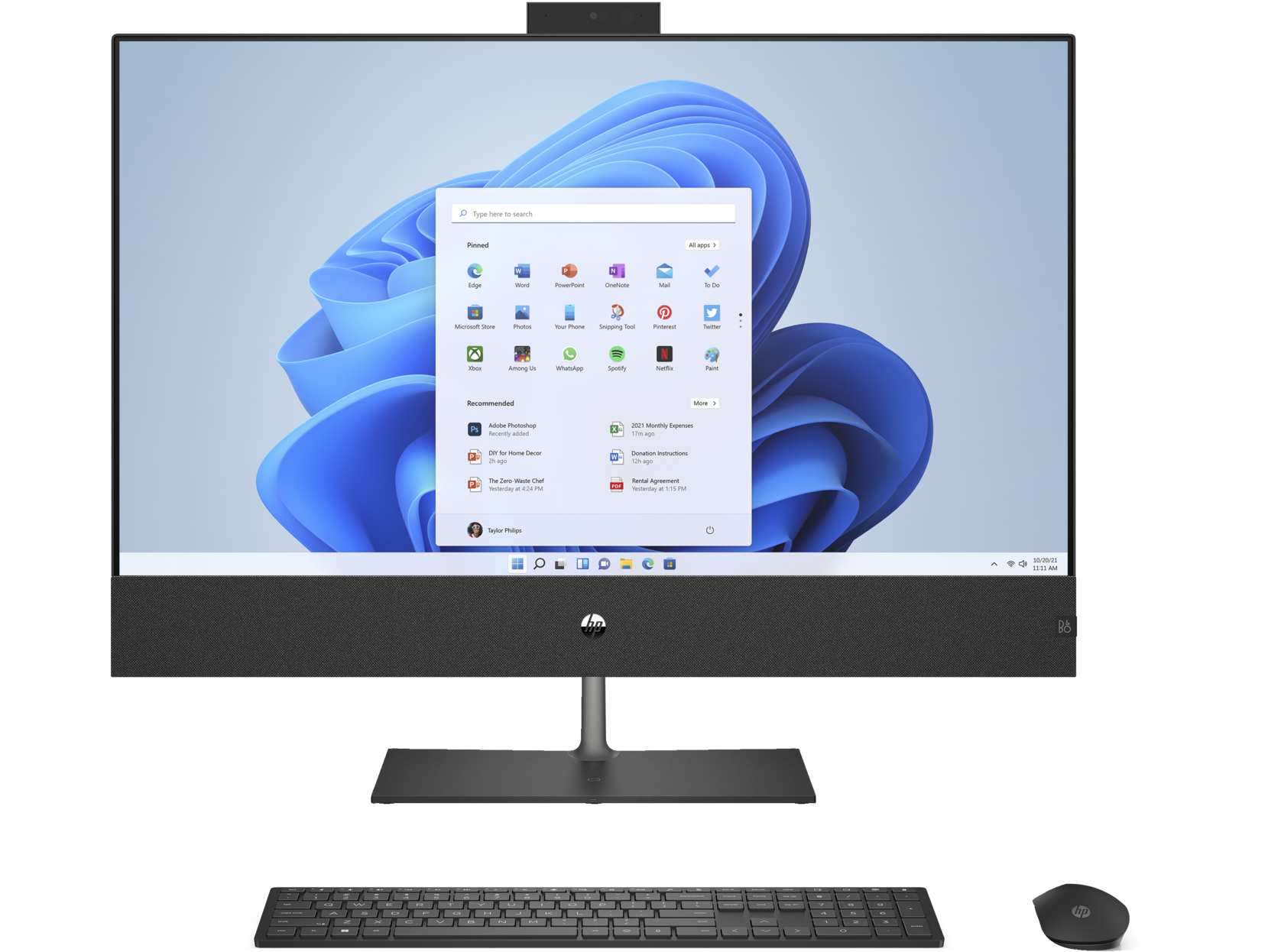 HP Pavilion 32-b1025nh 31.5" AIO - Core i7-13700T - 16GB RAM - 1TB SSD - Shared - Win Pro K (Black)