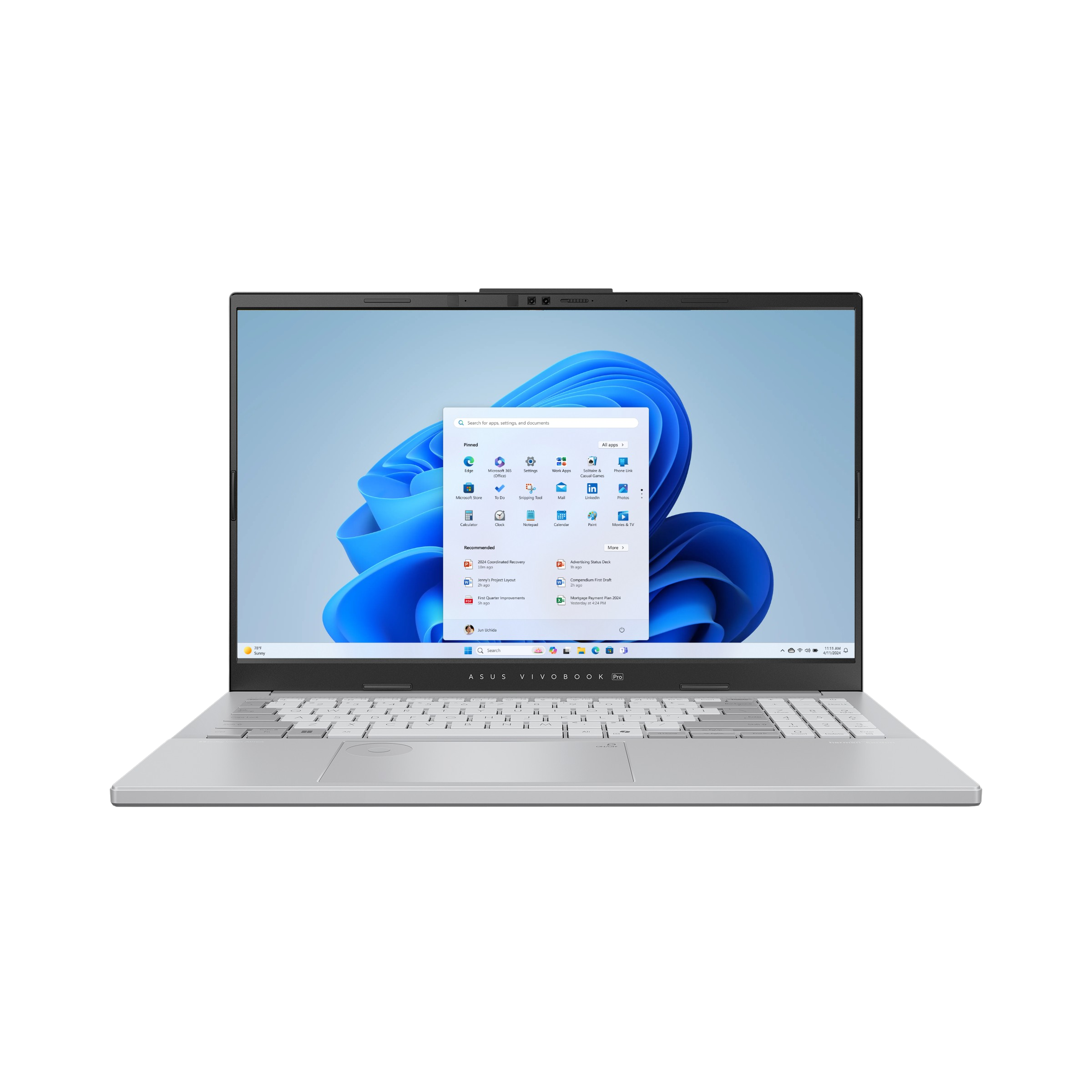 ASUS Vivobook Pro 15 Laptop 15.6" OLED 120Hz - Core Ultra 7 255H -16GB RAM - 1TB SSD - NVIDIA RTX 4050  6GB - WIN 11 PRO K