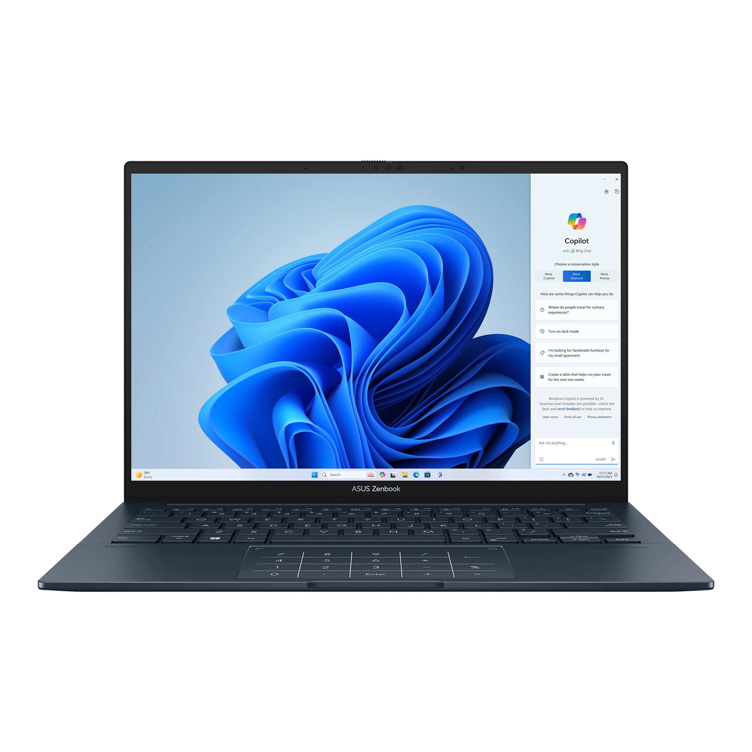 ASUS Zenbook 14 OLED (UX3405) لاب توب 14 بوصة 3K 120 هرتز Core Ultra