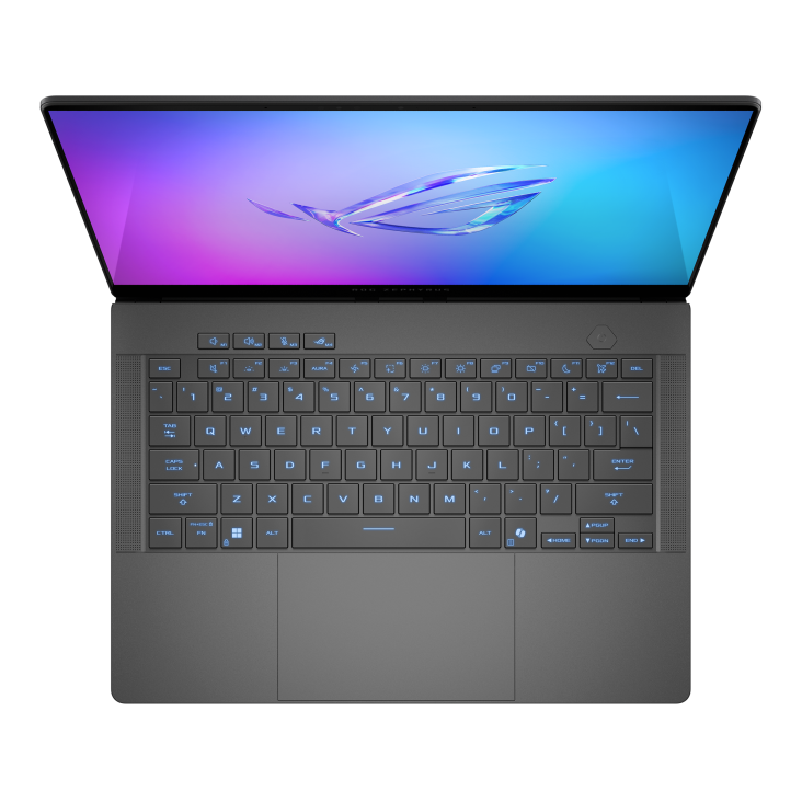 ASUS ROG Zephyrus G14 (2025) GA403WR-QS116 شاشة OLED مقاس 14 بوصة بدقة 3K وتردد 120 هرتز - معالج AMD Ryzen AI 9 HX 370 - ذاكرة عشوائية 64 جيجابايت - قرص SSD بسعة 1 تيرابايت - بطاقة رسومات RTX 5070 Ti بسعة 12 جيجابايت - ويندوز 11 برو K