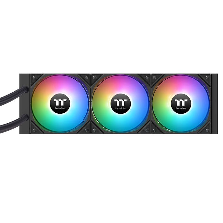 Thermaltake LA360-S ARGB Sync 360 mm AIO Liquid Cooler – 2.4″ Segment LCD, Gaming Water Block, 3× 120 mm ARGB Fans, Daisy-Chain Design