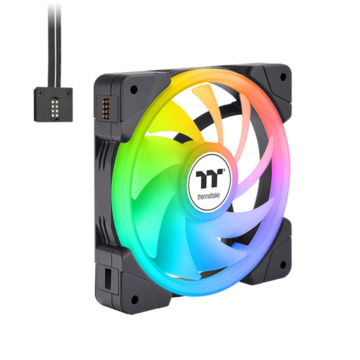 Thermaltake SWAFAN EX 12 ARGB PC Cooling Fan, 3-Fan pcak, 500~2000