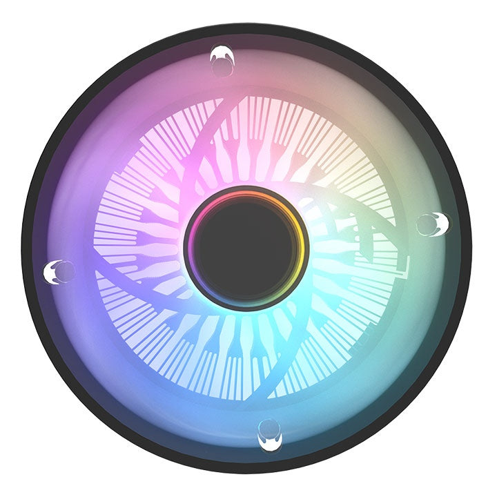 Thermaltake UX150-L ARGB Sync CPU Cooler – 130 mm Infinity-Mirror Fan, 130 W TDP, Hydraulic Bearing, Multi-Socket Support, 5 V ARGB Sync