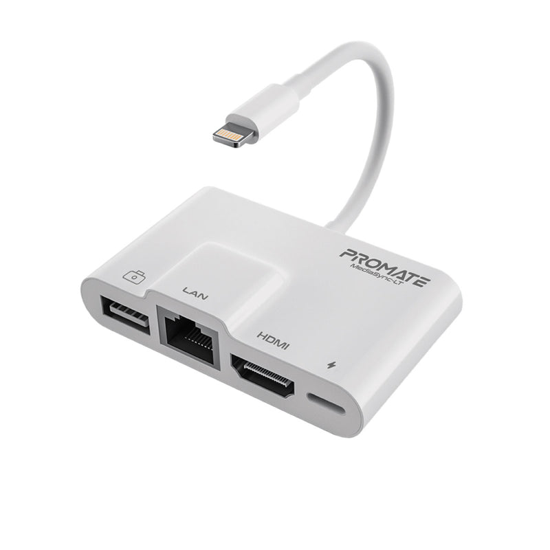 Lightning Port Usb Hub 5-in-1 Lightning Connector Hub