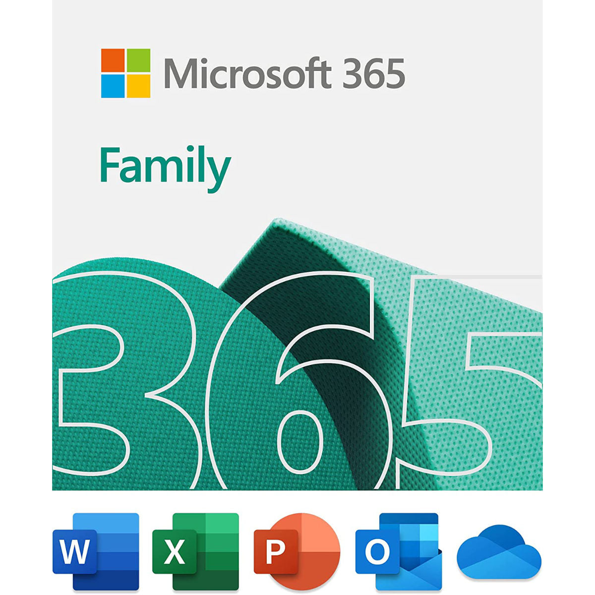 Microsoft Office 365 Family (ترخيص لستة مستخدمين، اشتراك لمدة 12 شهرًا)