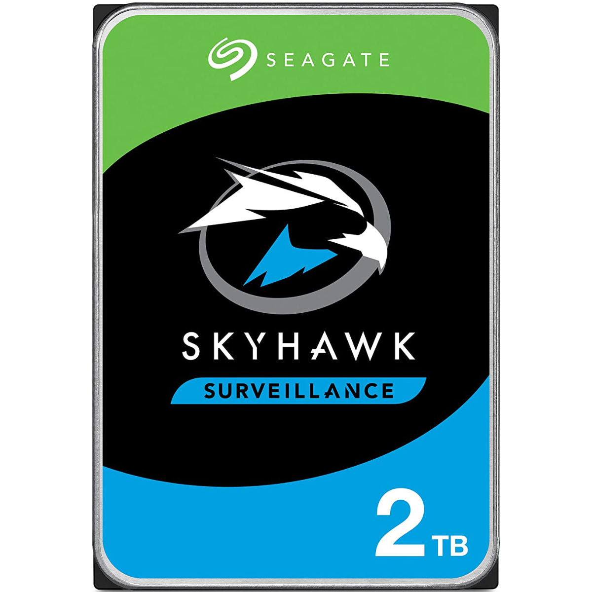 محرك أقراص ثابتة للمراقبة الداخلية Seagate SkyHawk مقاس 3.5 بوصة - سعة 2 تيرابايت