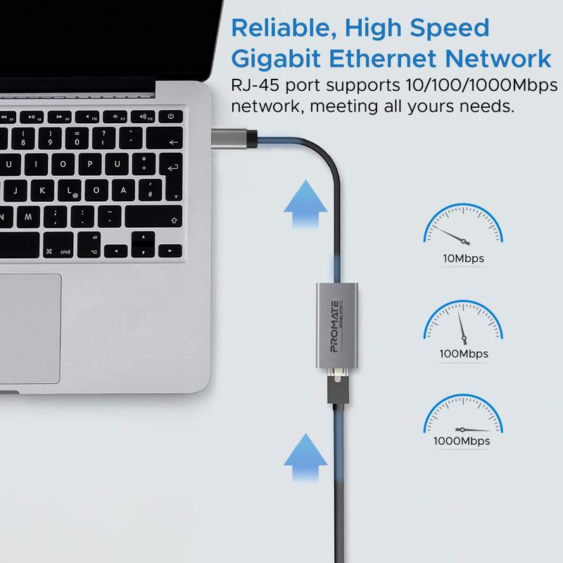 Promate USB-C to Gigabit Ethernet Adapter