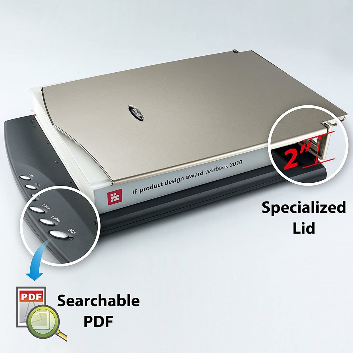 Plustek OpticSlim 2610 Plus Flatbed Scanner