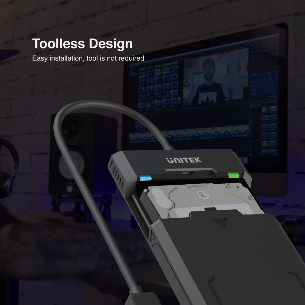 UNITEK USB-A to 2.5" SATA6G HDD/SSD Hard Disk Enclosure