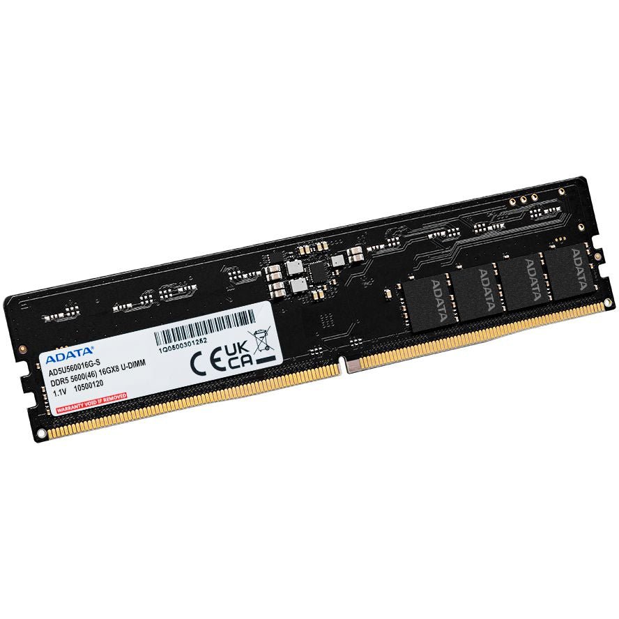ADATA DDR5 Memory Module - 16GB (1x 16GB) - U-DIMM - 5600MHz - AD5U560016G-S - Memory RAM - alnabaa.com - النبع