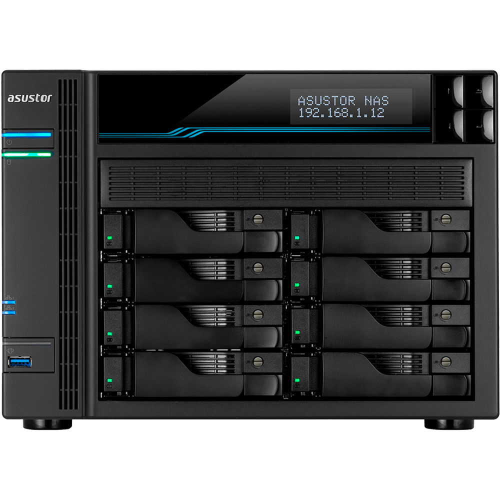Asustor Lockerstor 8 , Tower-8-Bay NAS Server Enclosure - AS6508T - NAS - alnabaa.com - النبع
