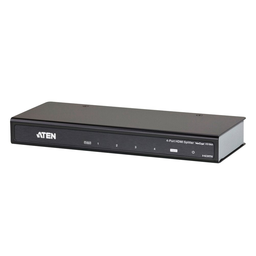 ATEN 4-Port 4K HDMI Splitter - VS184A - Splitters - alnabaa.com - النبع