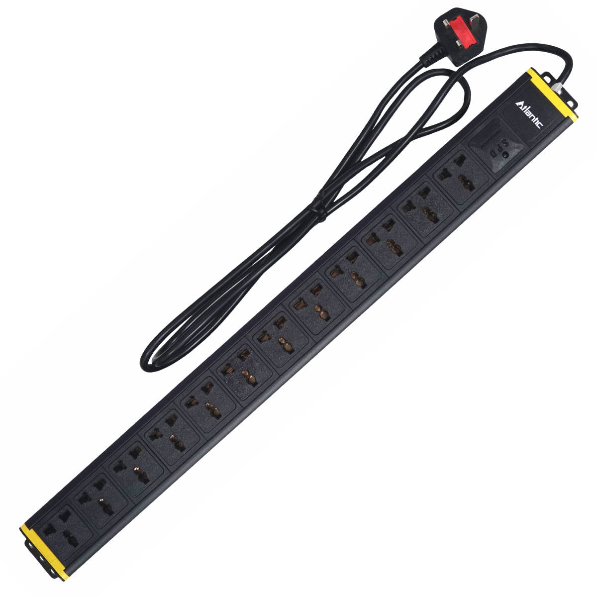 Atlantic 12-Port Universal Rackmount Power Distribution Unit - ATPD12-01 - Power Strips - alnabaa.com - النبع