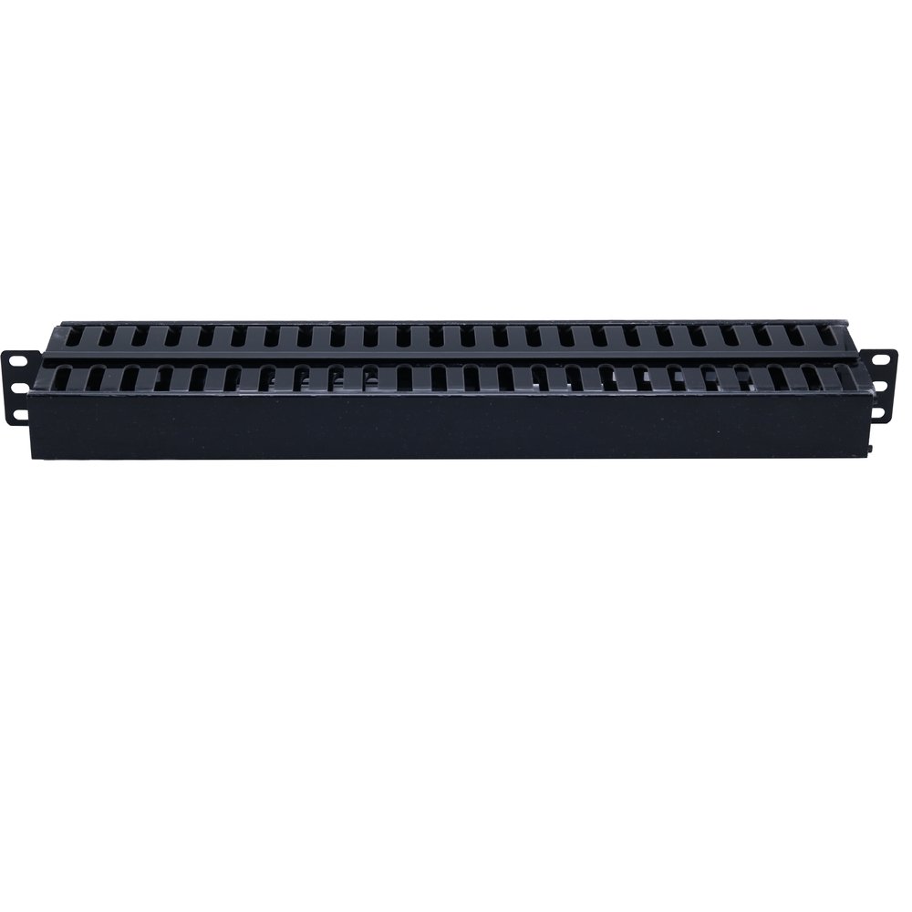 Atlantic 19" 1U Steal Bar Plastic Rings & Cover, Double Side - ATCM-1U-2S-M - Network Accessories - alnabaa.com - النبع