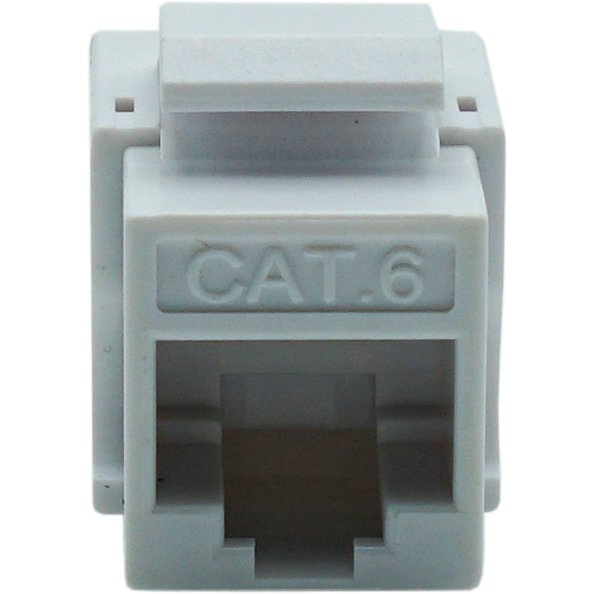 Atlantic 90° Cat6 UTP Keystone Jack - Toolless - ATKJ-6-TL-8014U - Keystone Jack - alnabaa.com - النبع