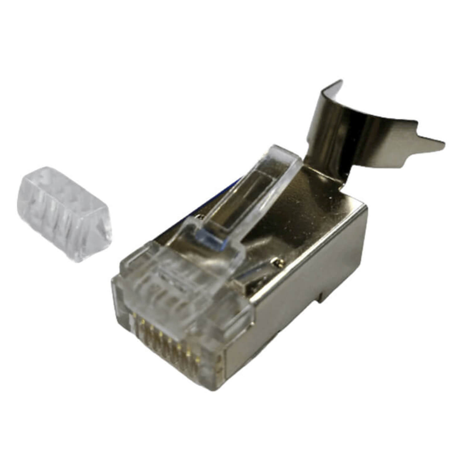 Atlantic Cat7 STP RJ45 Plug - 2 Layer - 1.4mm (50 Pieces) - ATPLUG-C7ST - Network Accessories - alnabaa.com - النبع