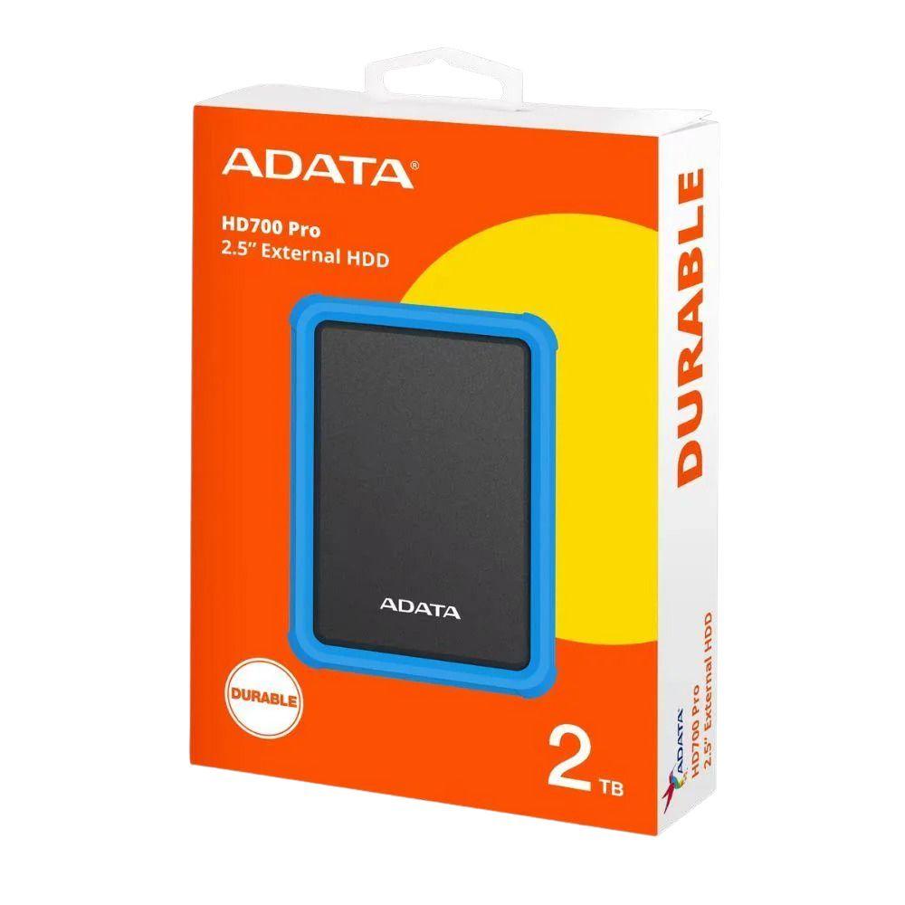 ADATA HD700 Pro 2TB Rugged External Hard Drive USB 3.2