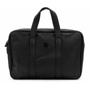 UNION 17.3" PU Leather Laptop Bag – Extra-Large Business Briefcase with Multi-Compartment Design , Black
