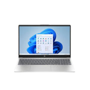 حاسوب محمول HP 15-fd0127dx - شاشة لمس 15.6 بوصة FHD 60 هرتز - معالج Intel Core i7 150U - ذاكرة عشوائية 16 جيجابايت - قرص صلب SSD بسعة 512 جيجابايت - بطاقة رسومات مشتركة - نظام تشغيل ويندوز 11