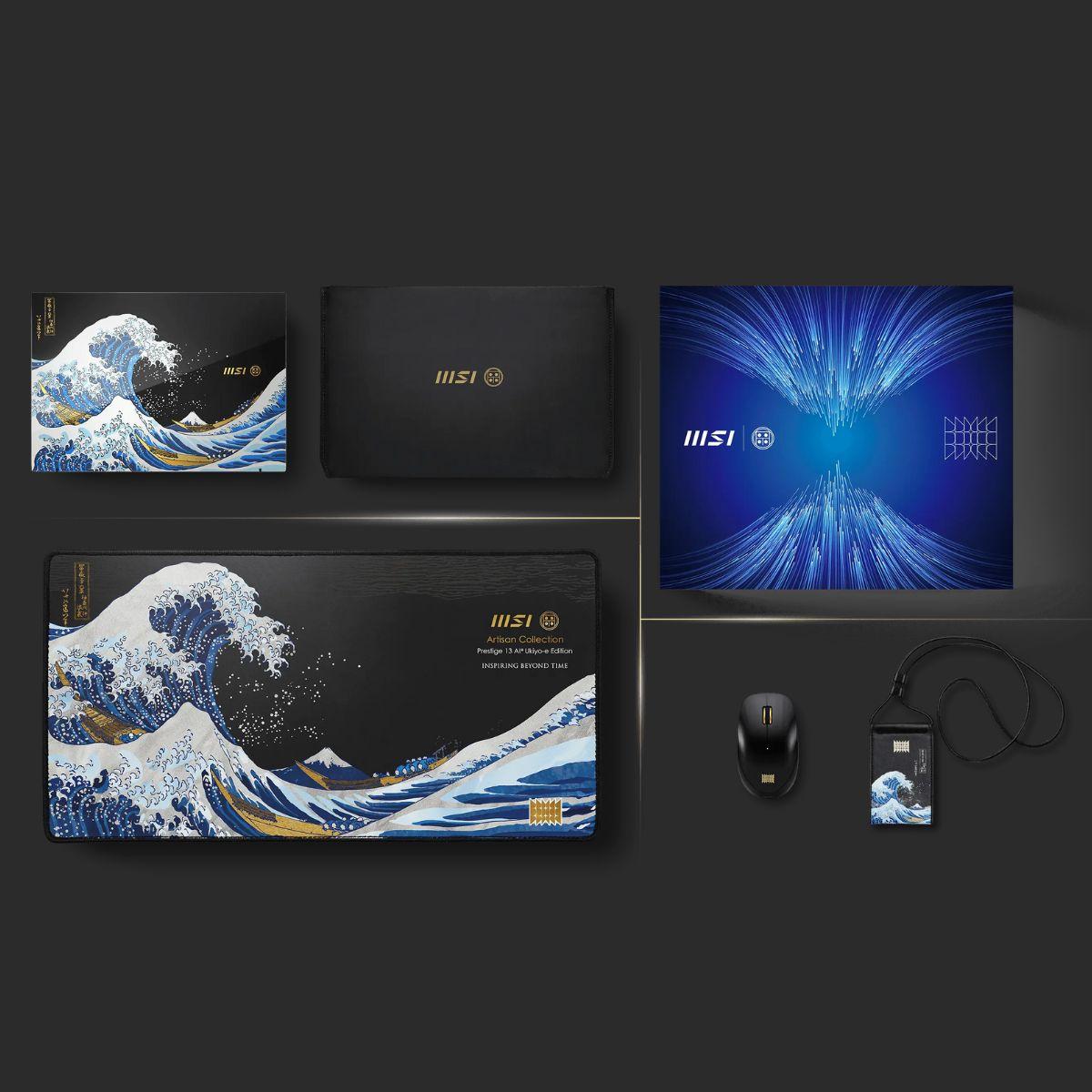 MSI Prestige 13 AI+ Ukiyo-e Edition A2VM Copilot+ PC - 13.3" 2.8K  OLED 60Hz - Intel Core Ultra 7 258V - 32GB RAM - 1TB SSD - Shared - WIN 11 PRO K