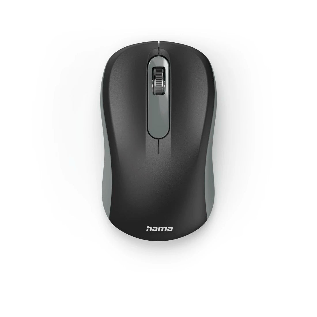 Hama AMW-200 Optical Wireless Mouse – 1600 DPI, Ambidextrous Design, Nano USB Receiver, 2.4 GHz RF, Anthracite/Black