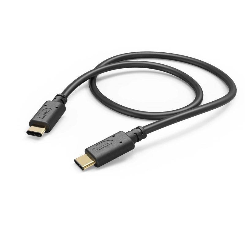 Hama Charging/Data Cable, USB Type-C - USB Type-C, 1.5 m, black