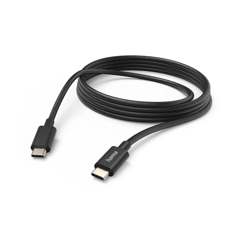 Hama Charging Cable, USB-C - USB-C, 3 m, black