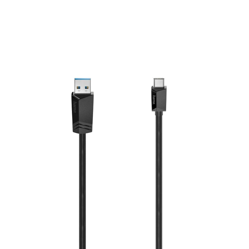 Hama USB-C Cable, USB-C Plug – USB-A Plug, USB 3.2 Gen 1, 5 Gbit/s, 1.50 m