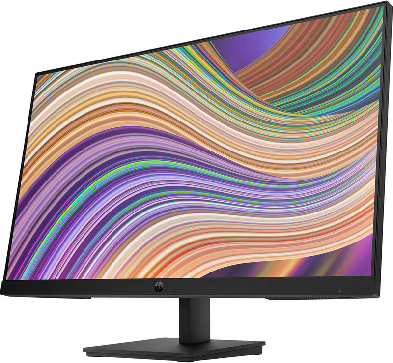 HP P27 G5 Monitor, 27" FHD IPS Display, 75Hz Refresh Rate, 5ms (GtG with Overdrive) Response Time, On-Screen Controls, 3-Sided Borderless, Adjustable Height & Tilt, Black