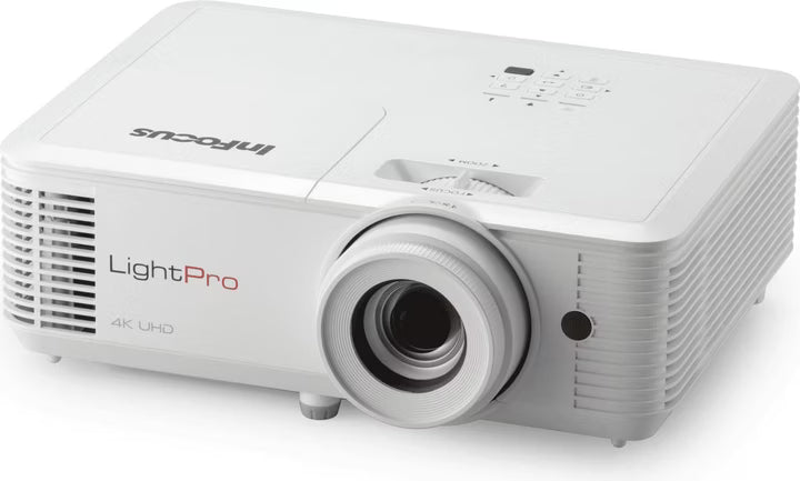 InFocus LightPro Orbital True 4K UHD DLP Projector with High Brightness, Dual HDMI, XPR Technology & 1,000,000:1 Dynamic Contrast