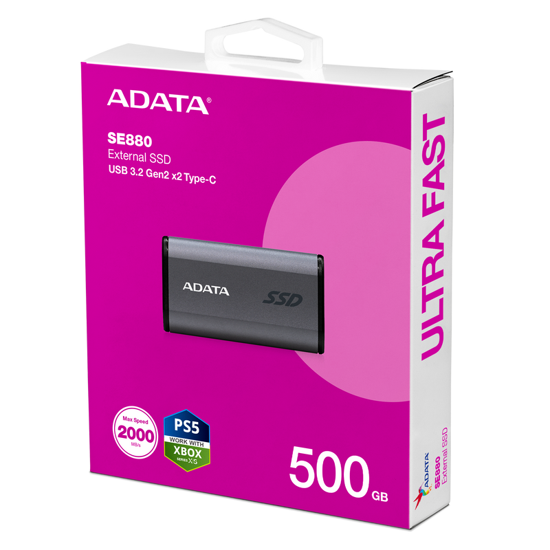 محرك أقراص الحالة الصلبة الخارجي ADATA USB 3.2 USB-C