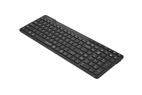 A4Tech FBK27C Bluetooth & 2.4 GHz Wireless Keyboard – QuietKey, Rechargeable, Multi-Device, USB-C Fast Charging