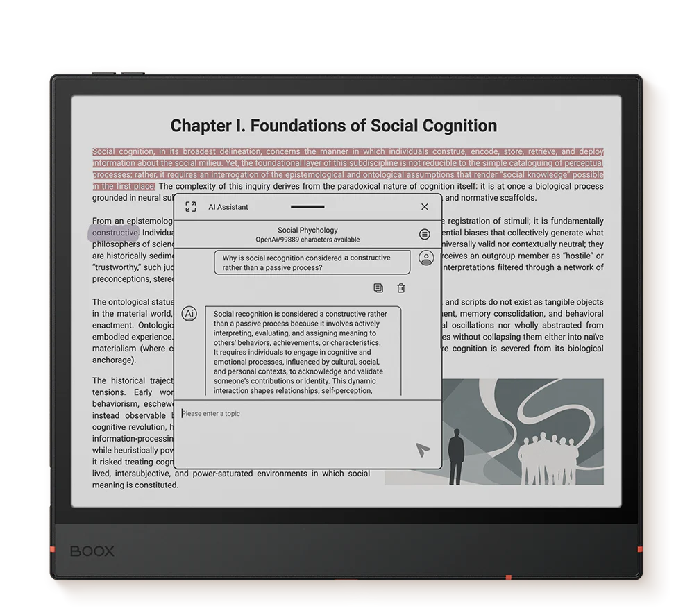 Boox Note Air5 C – Color E-Ink Tablet for Reading and Note-Taking - 10.3" Kaleido 3 Screen - 6GB RAM - 64GB Storage - Includes Pen3 Smart Stylus