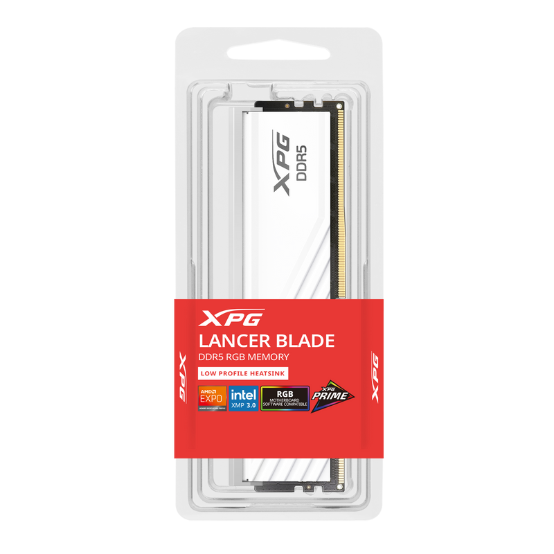 XPG Lancer Blade RGB DDR5 - 16 جيجابايت (1x 16 جيجابايت) - U-DIMM - 6000 ميجاهرتز