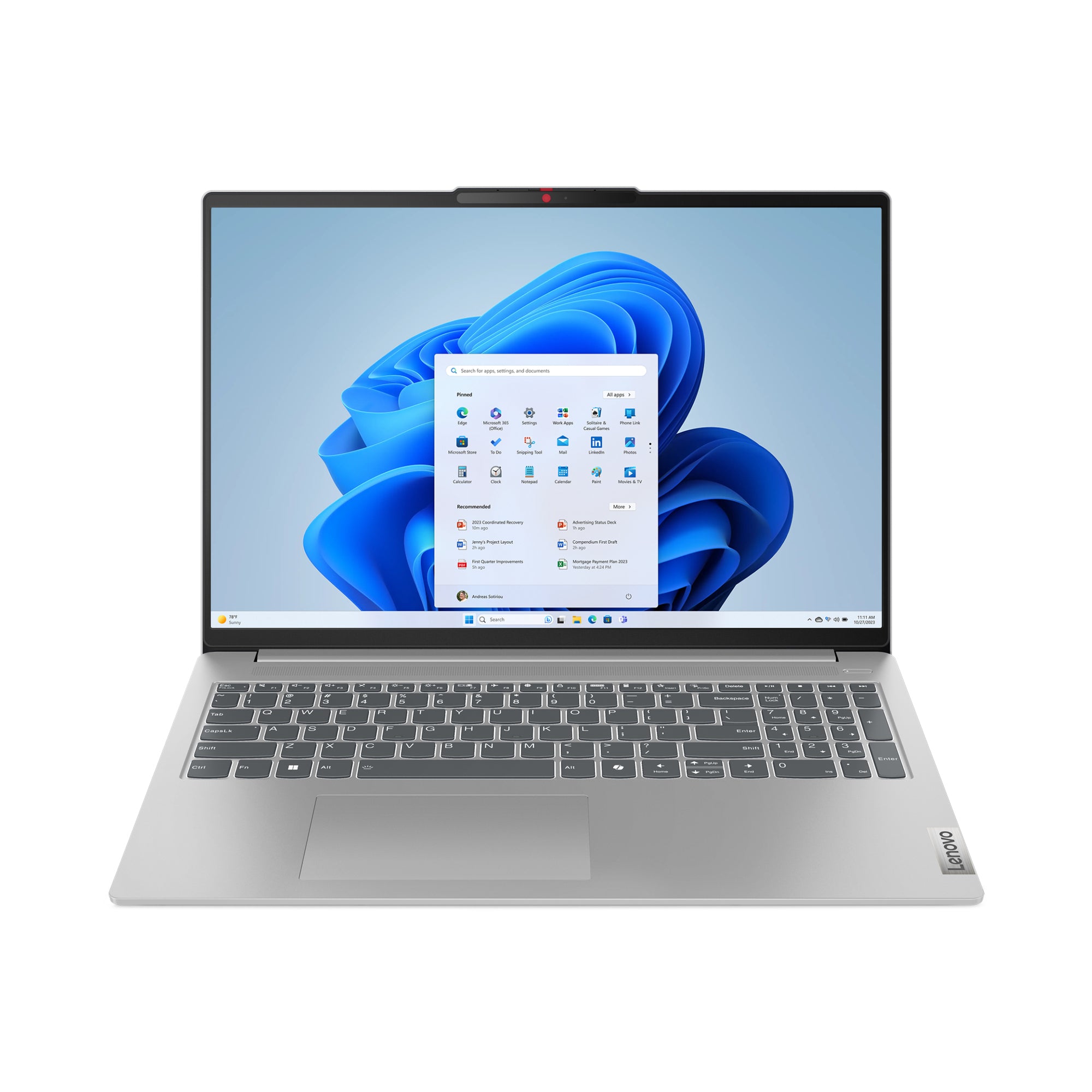 Lenovo IdeaPad Slim 5 16IMH9 16" 2K OLED Laptop - Core Ultra 7 155H - 16GB RAM - 512GB SSD - Shared - Win 10 Pro K (Cloud Grey)