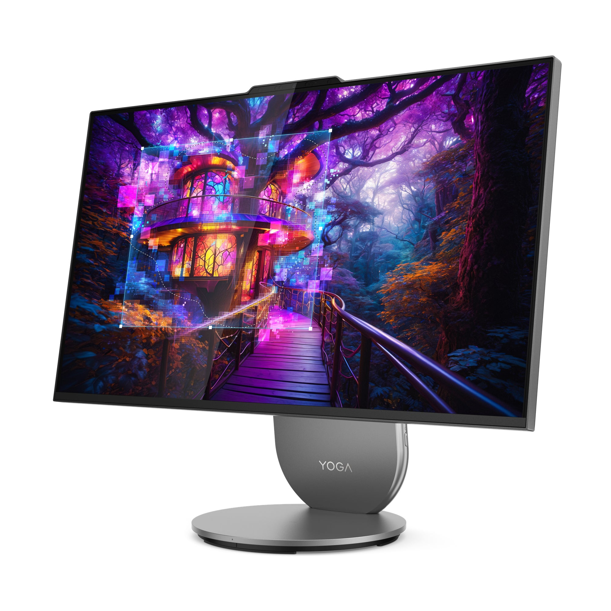 Lenovo Yoga AIO 27IAH10 F0J2001TAX 27" QHD 120Hz - Core Ultra 7 255H - 16GB RAM - 1TB SSD - Shared - WIN 11 PRO K