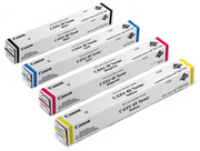 Canon C-EXV 49 Original Toner Cartridge Set , 4-Color Full Set Black, Cyan, Magenta & Yellow , Genuine Laser Toner , For Canon imageRUNNER Printers