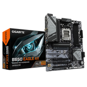 GIGABYTE B650 EAGLE AX Motherboard – AM5, DDR5, PCIe 5.0, Wi-Fi 6E, 12+2+2 VRM, 3× M.2, USB 3.2 Gen2, Smart Fan 6, Q-Flash Plus, ATX