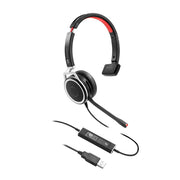 سماعة رأس احترافية VT X220Mono أحادية مع ميكروفون بعزل ضوضاء، متوافقة مع موصل QD للاستخدام في المكاتب ومراكز الاتصال