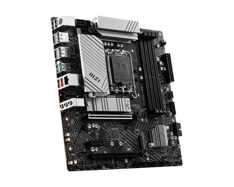 MSI PRO B760M-A DDR4 II LGA 1700 Micro-ATX Motherboard