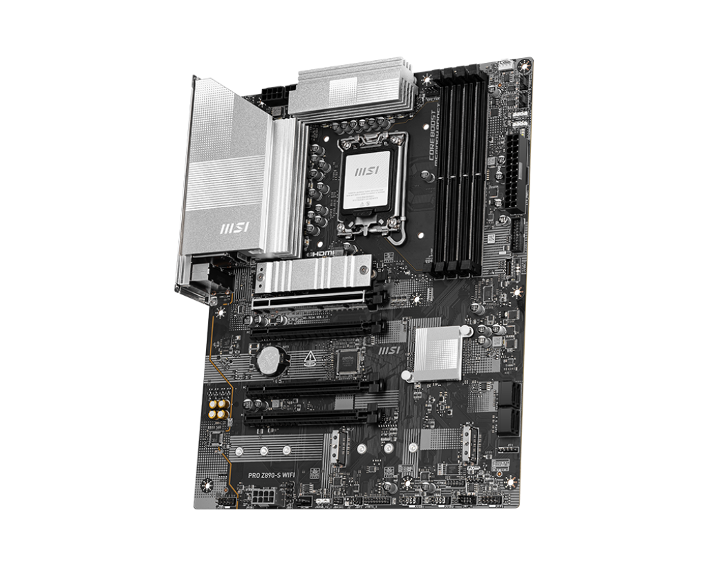 MSI PRO Z890‑S WIFI ATX Motherboard – Intel Z890, LGA1851, DDR5‑256GB, PCIe 5.0 x16, M.2 Gen 5, Wi‑Fi 7 + 2.5 GbE, Thunderbolt 4, USB4