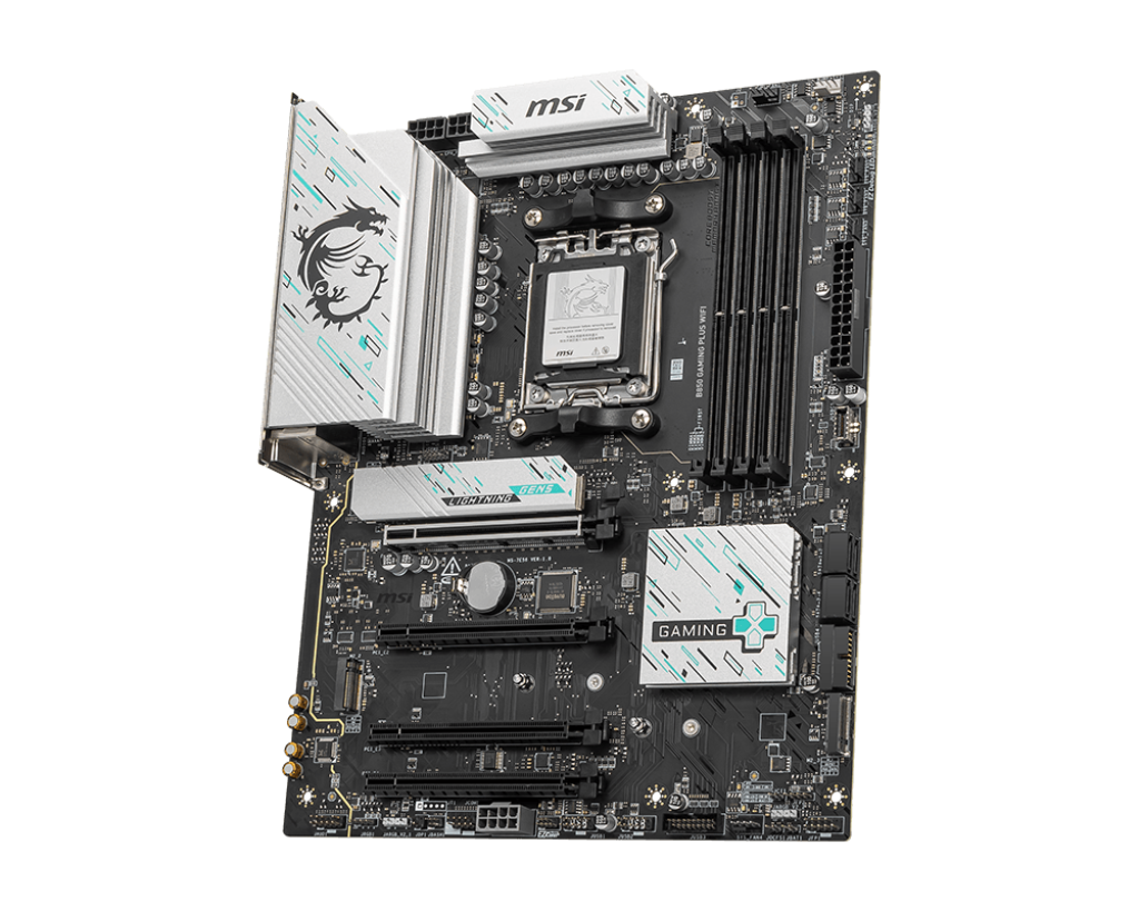 MSI B850 GAMING PLUS WIFI ATX Motherboard – AM5, DDR5‑8200+ OC, PCIe 5.0 x16, 3× M.2 (1× Gen5), 5 GbE LAN, Wi‑Fi 7, USB4, HDMI 2.1