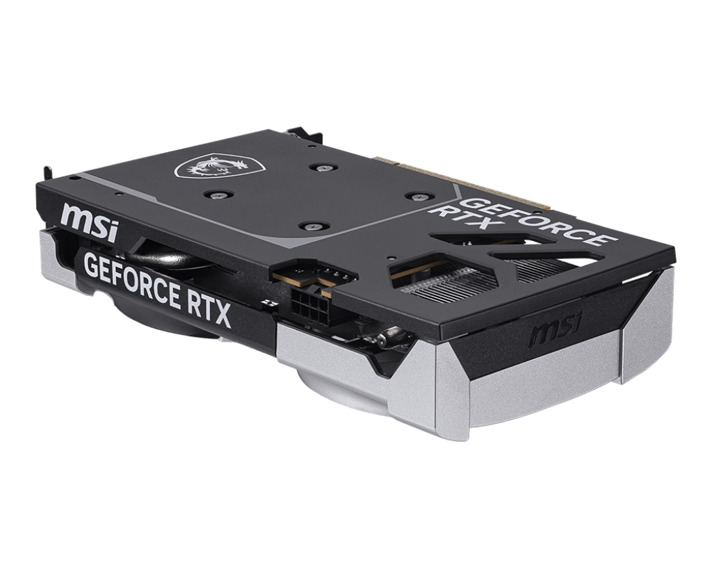 MSI GeForce RTX 5050 8 GB VENTUS 2X OC – NVIDIA Blackwell, 2560 CUDA Cores, 2617 MHz Boost, 20 Gbps GDDR6, 3× DP 2.1b, HDMI 2.1b, PCIe 5.0, 130 W TDP