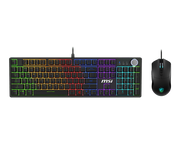 MSI FORGE GK320 Gaming Keyboard & Mouse Combo — Wired RGB Mechanical Keyboard, Hot-Swappable Linear Switches, Full Anti-Ghosting, RGB Gaming Mouse up to 12800 DPI, USB Connection/English