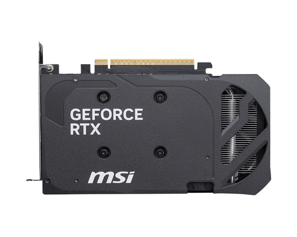 MSI GeForce RTX 5050 8G SHADOW 2X OC – 2560 CUDA Cores, 20 Gbps GDDR6, Boost 2617 MHz, Dual-Fan, PCIe 5.0, 130 W