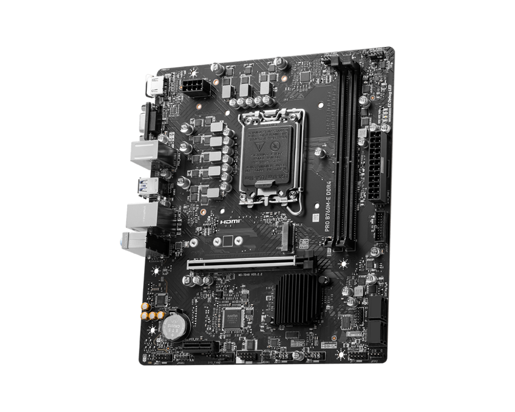 اللوحة الأم MSI PRO B760M-E DDR4 LGA 1700 Micro-ATX